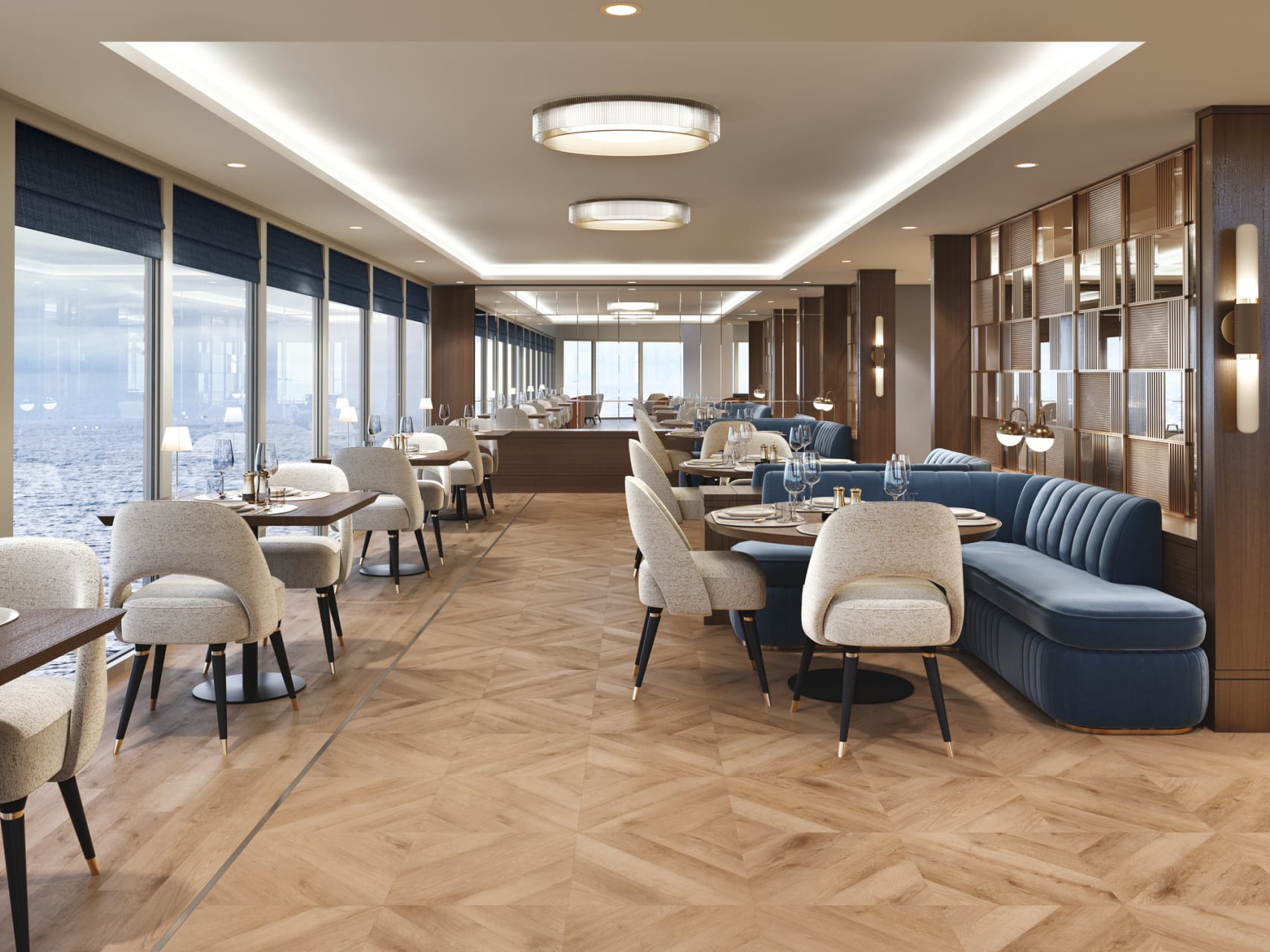 Flora Oak AM5W6100: IMO Certified LVT Marine Flooring from the